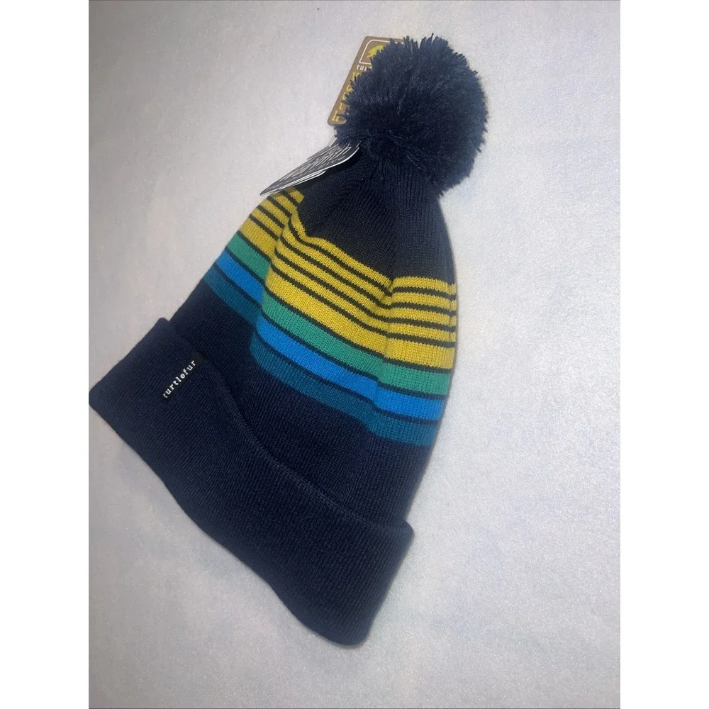 TURTLE FUR Youth Omega Pom - Navy - Youth